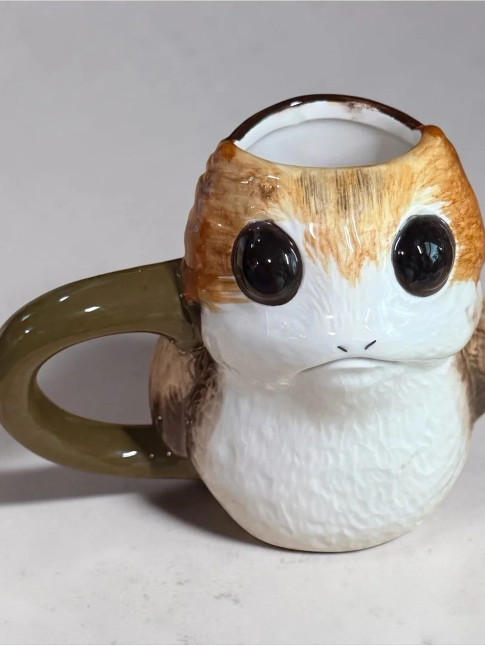 Disney Store Star Wars Porg Sculpted Ceramic 3D Mug